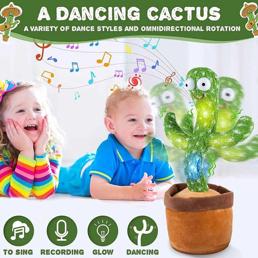 Cute Dancing and Talking Cactus Toy For Kids