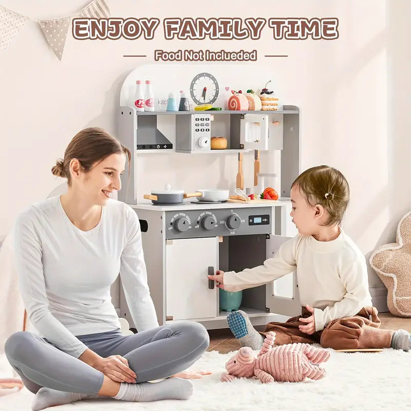 Chef Simulated Wooden Kitchen Toy Set