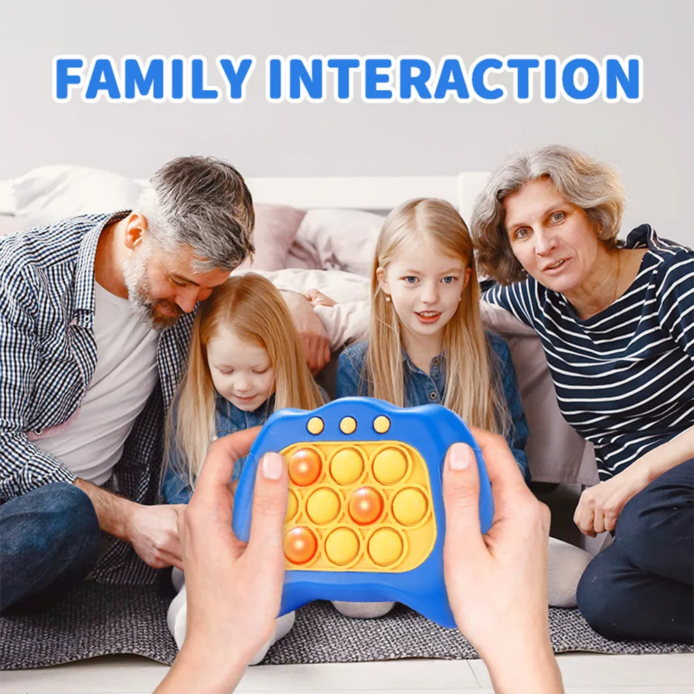 Quick Push Light Up Pop Game Fidget Toys for Adults and Kids | Puzzle Game Machine