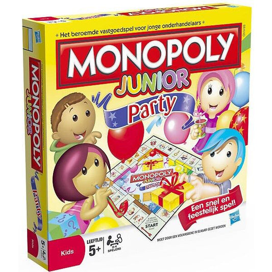 MONOPOLY Hasbro Junior Party Board Game For Kids
