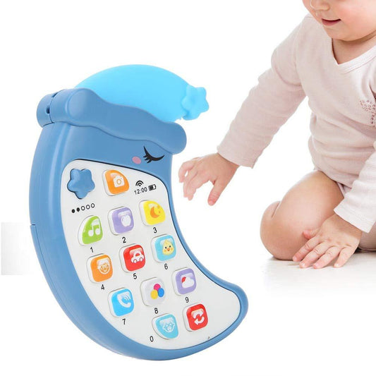 Children's Music Early Education Mobile Phone Educational Toy with Baby Teether