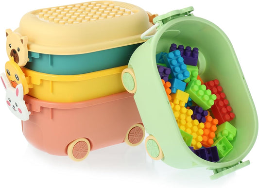 Toy Storage Bins With Lids And Wheels