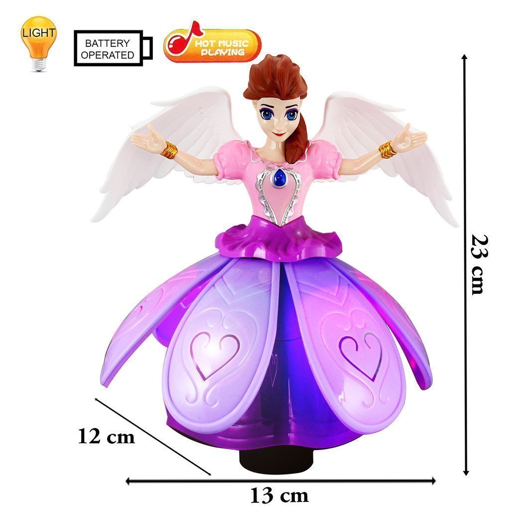 Dancing Fairy Princes Angel Girl Robot with Lights and Music