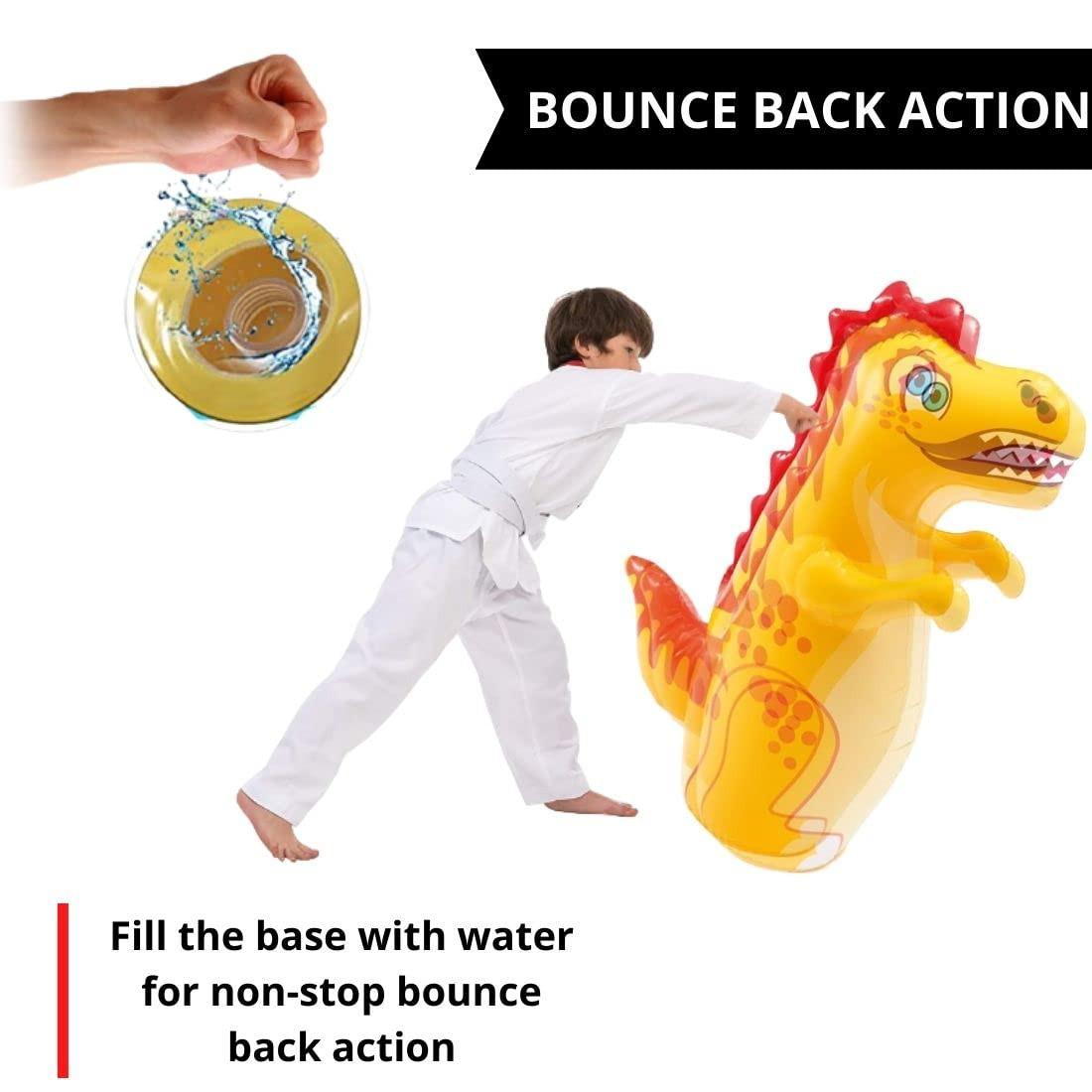 3D Standing Punching Bag Dinosaur Shape