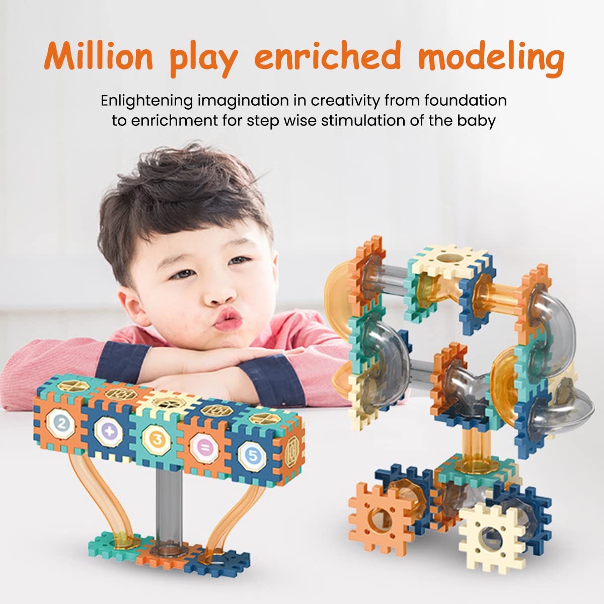 Marble Run Building Blocks for Kids