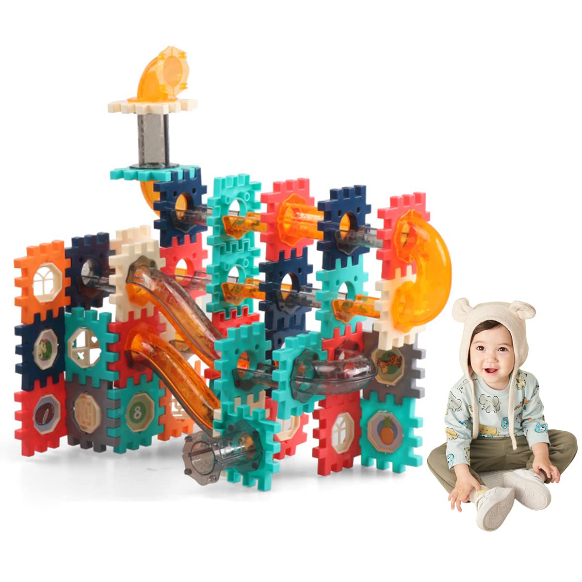 Marble Run Building Blocks for Kids