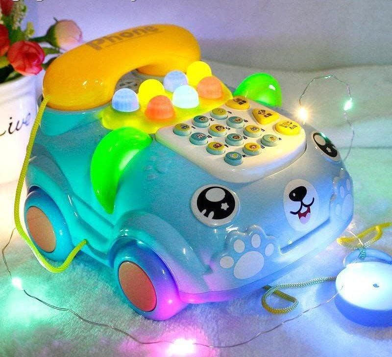 Musical Electronic Children's Play Telephone Multifunctional Toy For Kids And Toddlers