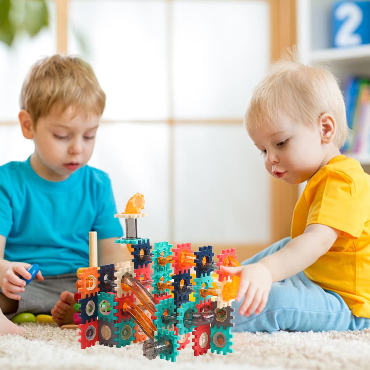 Marble Run Building Blocks for Kids