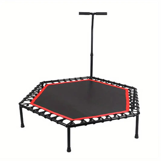 6-Angle Fitness Trampoline with Handrails