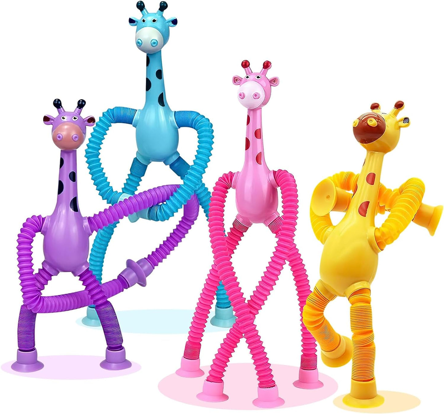 Giraffe Pop Stretch Tubes Fidget Fun Toy