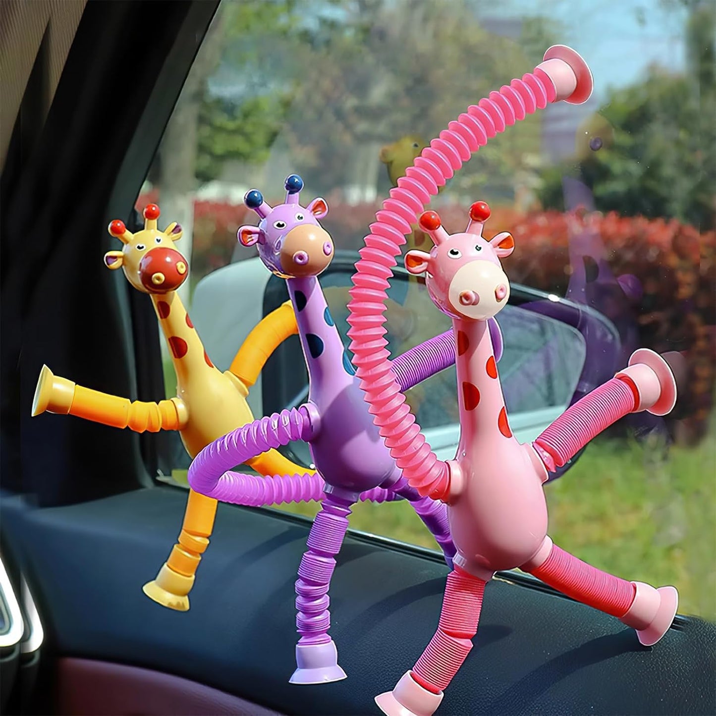 Giraffe Pop Stretch Tubes Fidget Fun Toy