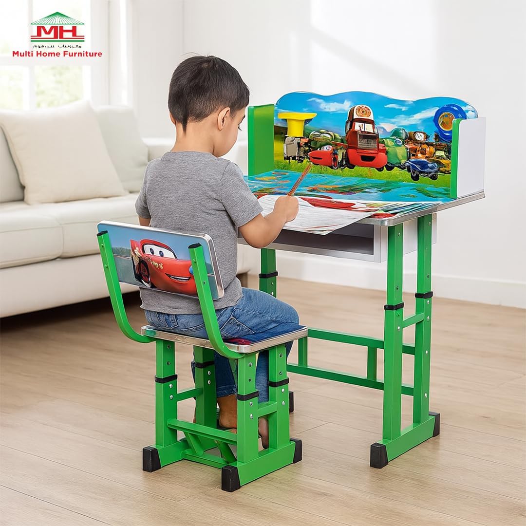Adjustable Kids Study Desk and Chair Set