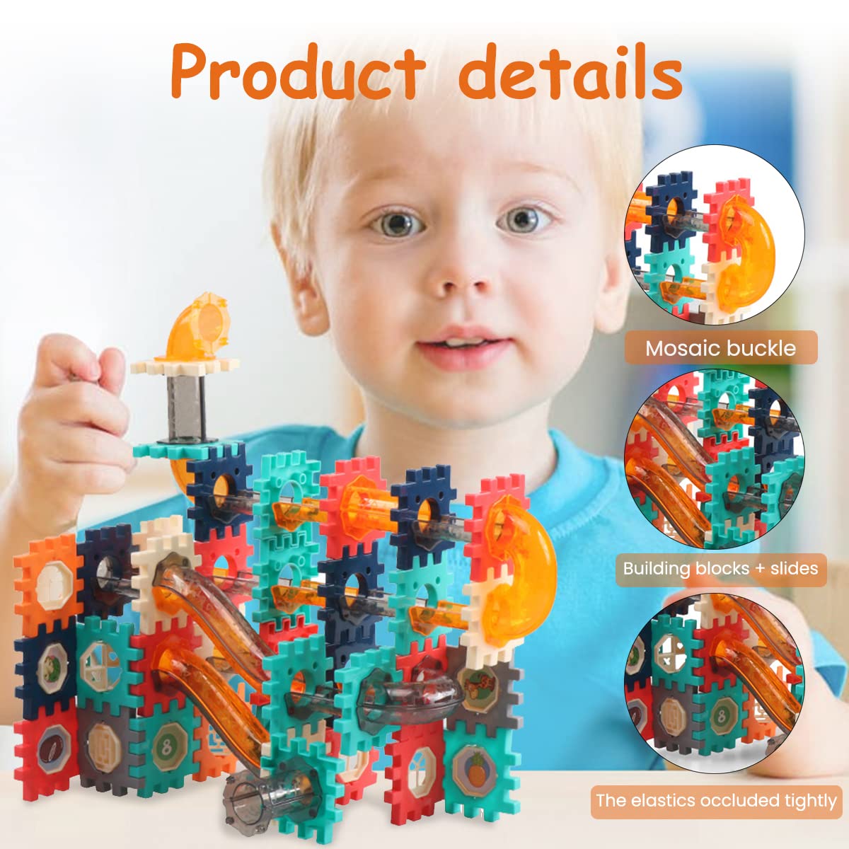 Marble Run Building Blocks for Kids