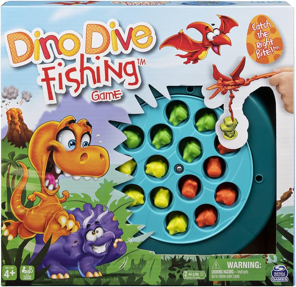 Dino Dive Fishing Board Game
