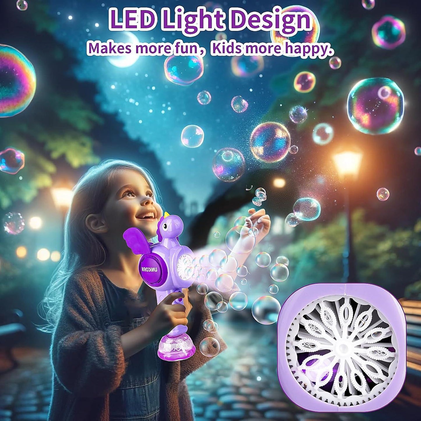 Dinosaur Bubble Machine for Kids