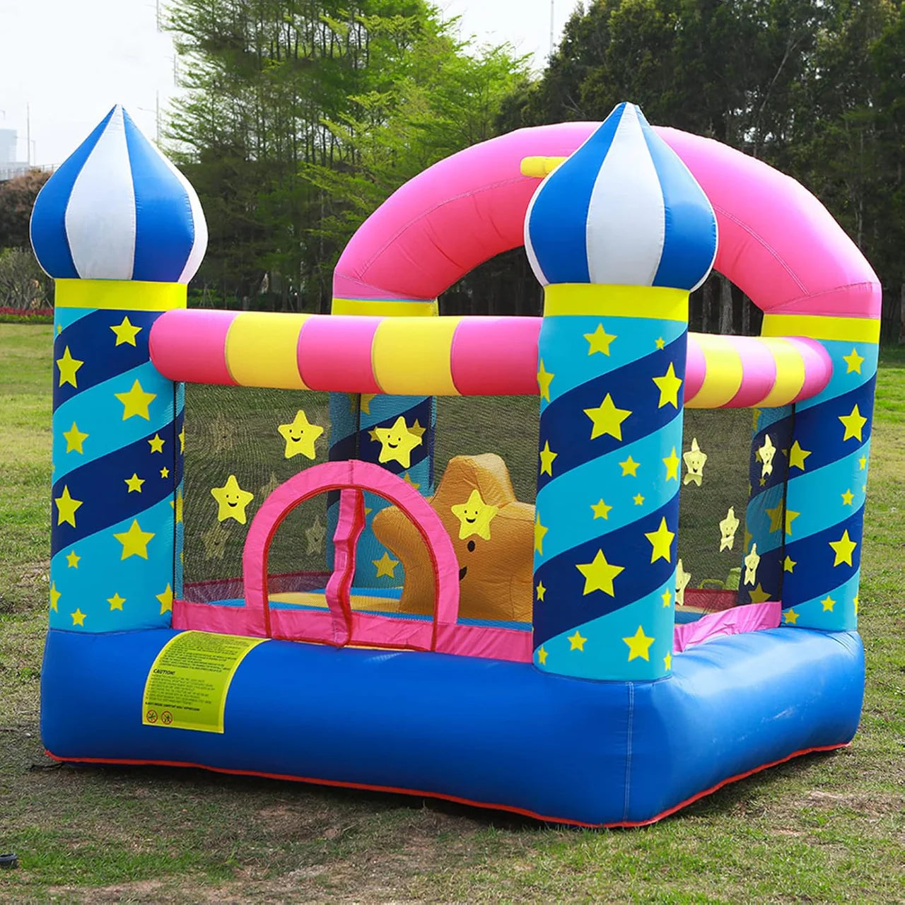 Castle Inflatable Jumping Bed Trampoline With Garden Park Swimming Pool