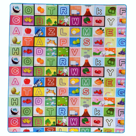 Ole Baby 100% Waterproof Double Side Premium Educational Thick playmat and Crawling mat, Bedding, Crawling Activity mat