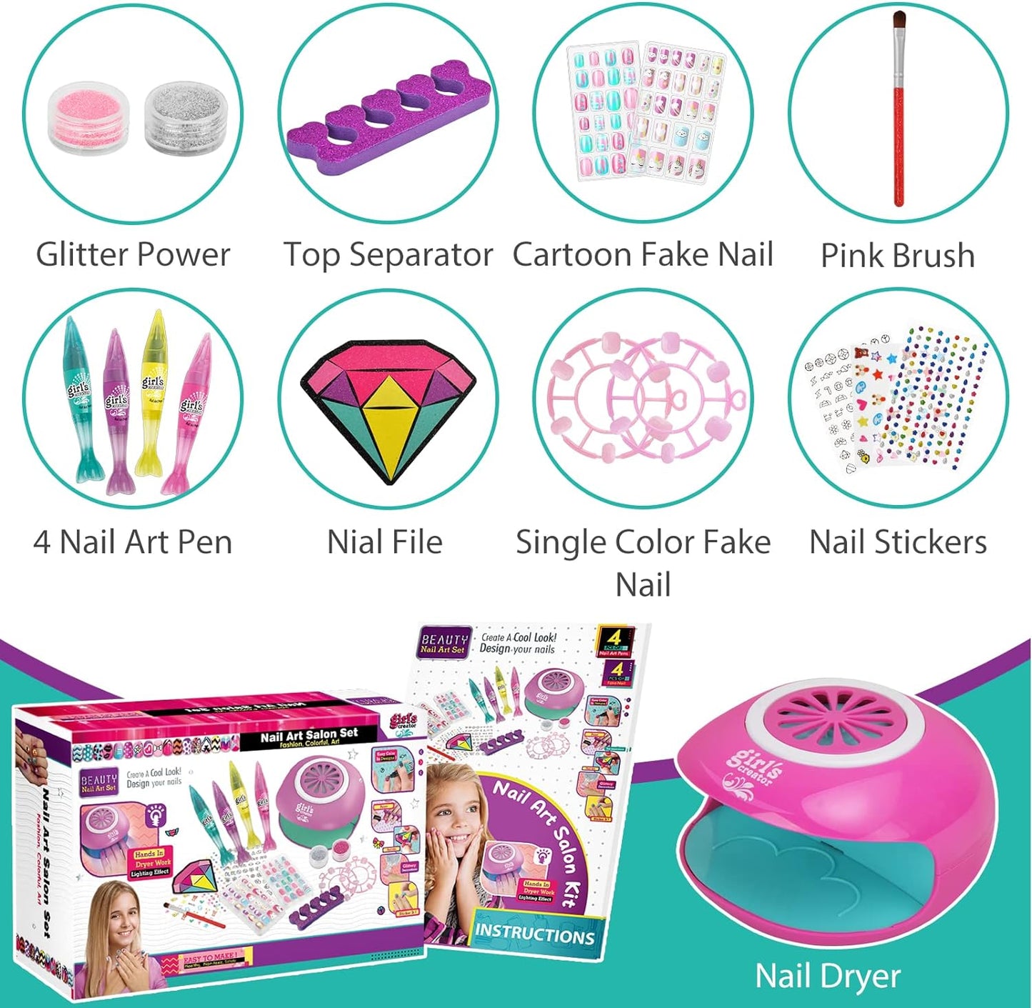 Ultimate Spa Nail Art Salon for Girls