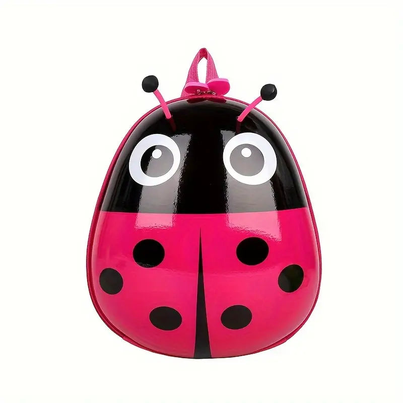 Adorable Ladybug Eggshell Backpack for Youngsters (Pre-Order)
