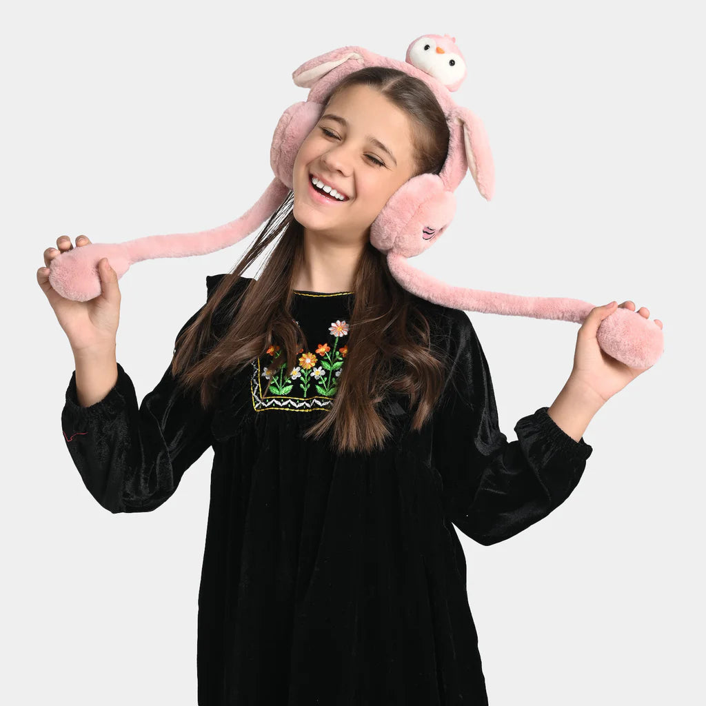 STYLISH & PROTECTIVE MOVABLE EARS EARMUFF FOR KIDS