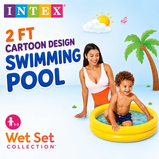 Intex Cartoon Design Inflatable Baby Pool For Kids