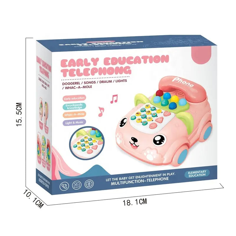 Musical Electronic Children's Play Telephone Multifunctional Toy For Kids And Toddlers