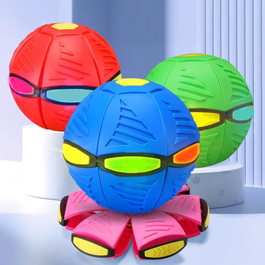 Magic Ball Blast Ball Disc Frisbee Ball Led Flashing Light Up Kids Toy
