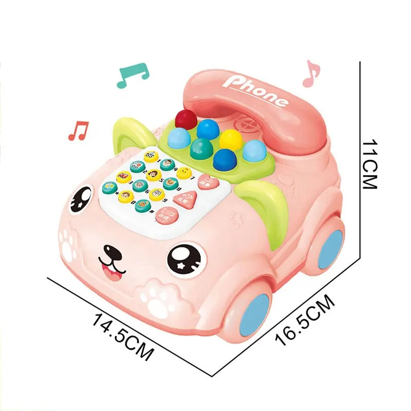 Musical Electronic Children's Play Telephone Multifunctional Toy For Kids And Toddlers