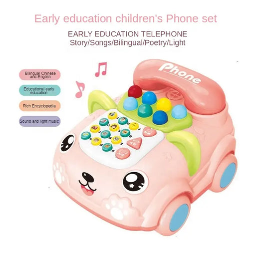 Musical Electronic Children's Play Telephone Multifunctional Toy For Kids And Toddlers