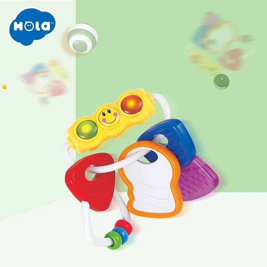 Baby Musical Rattle and Teethers for Newborns Toddlers Silicone Teethers