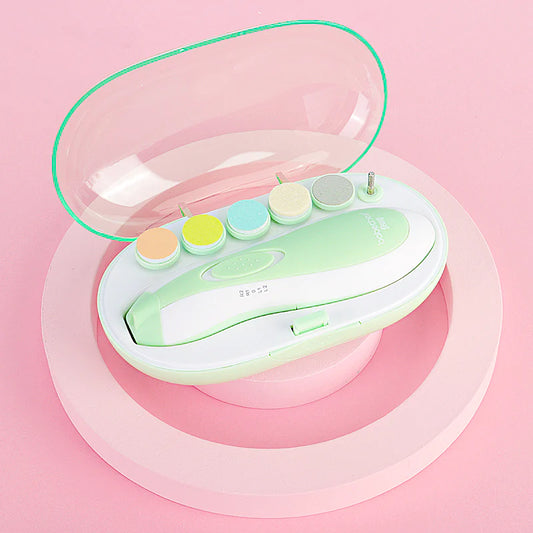 Baby 6 in1 Electric Adult Baby Nail Clipper Manicure & Pedicure Newborn