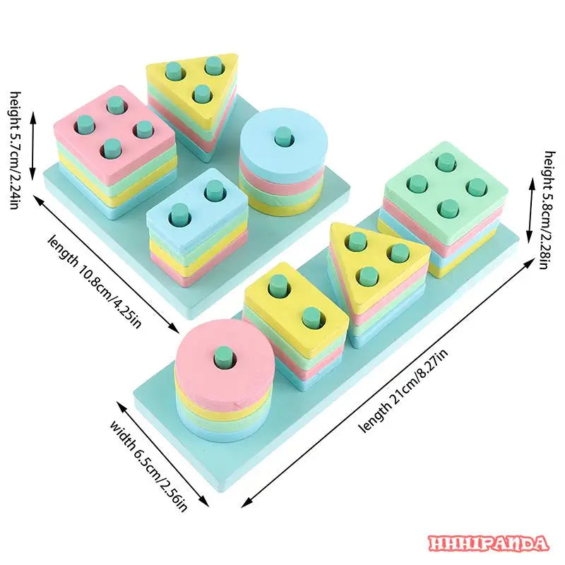 Montessori Toys Baby 0-12 Months Wooden Baby Sensory Game Baby Development Educatief Learn Toys Cube Game for Babies