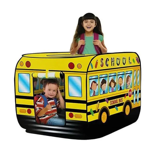 School Bus Pop Up Play Tent for Kids