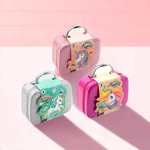 Pretty Portable Mermaid Cosmetic Makeup Beauty Set For Girls Play