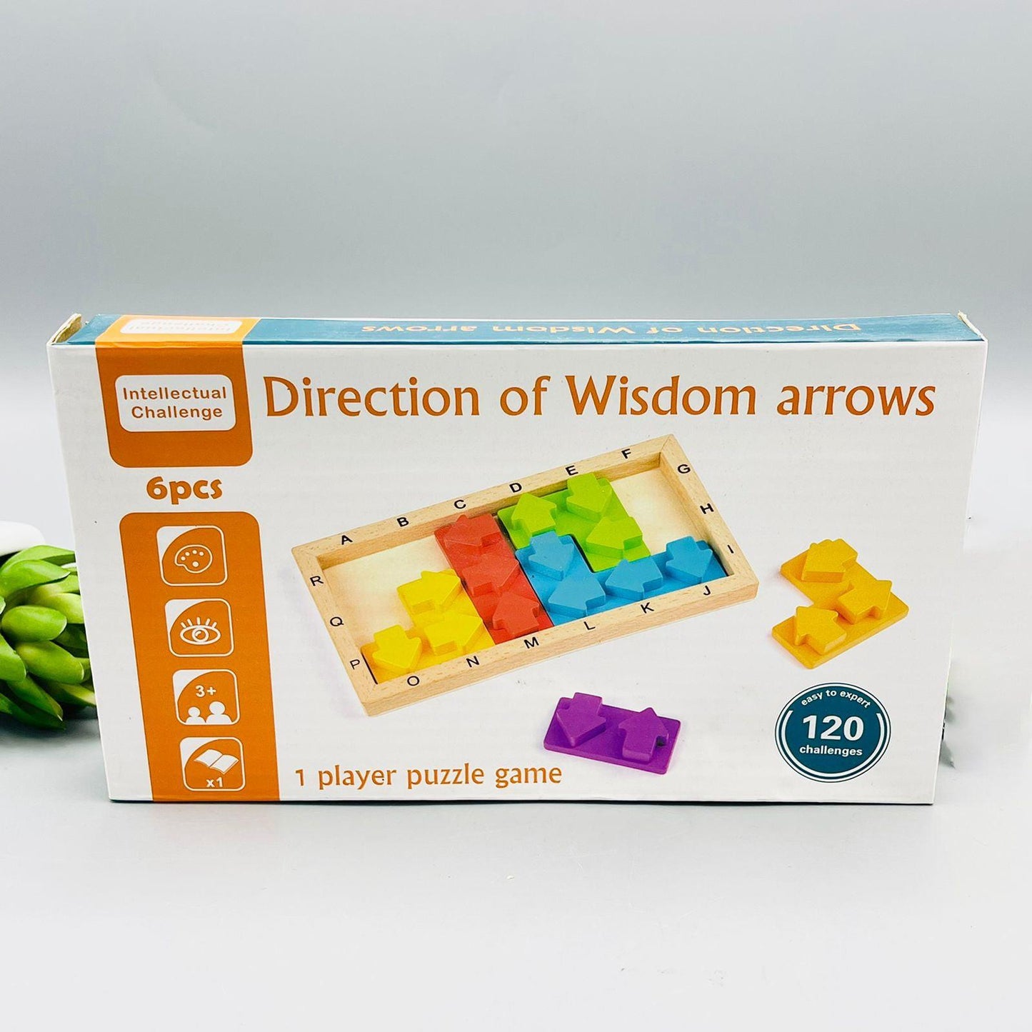 Wooden Direction Essemebling Building Blocks Toys Kids lntellectual Development Early Education Toys