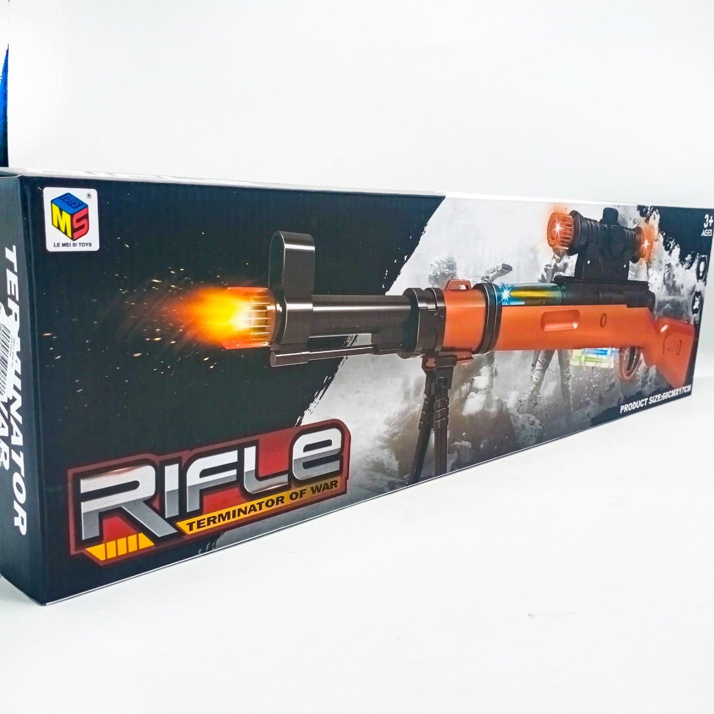 Refile Terminator Of War Lever Action Toy Rifle Brown One Size