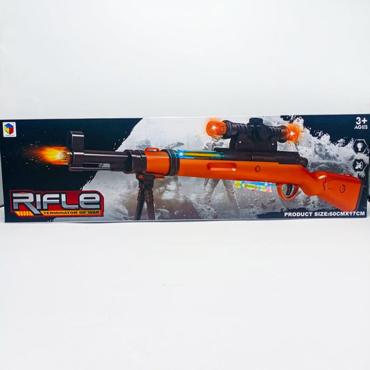 Refile Terminator Of War Lever Action Toy Rifle Brown One Size