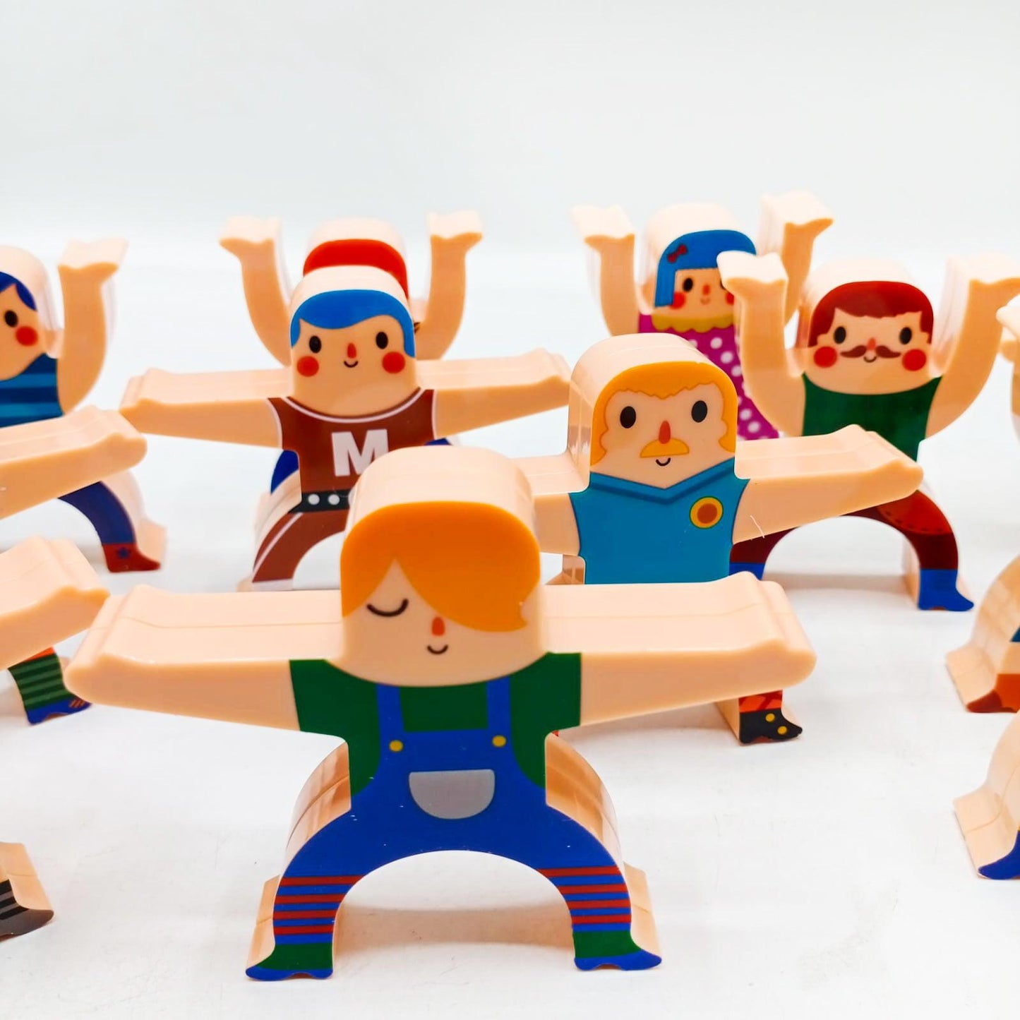 12 Pieces Hercules Stacking Balance Man Blocks Game For Kids