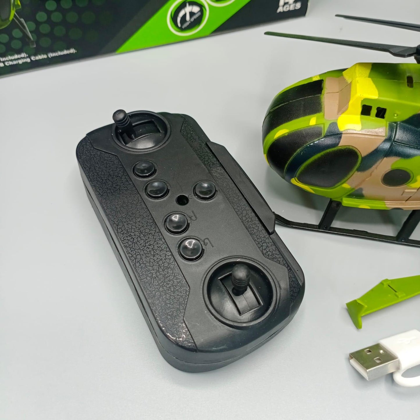 Remote Control Army Helicopter Rescue Aircraft with USB Charging for Children Boy Toys