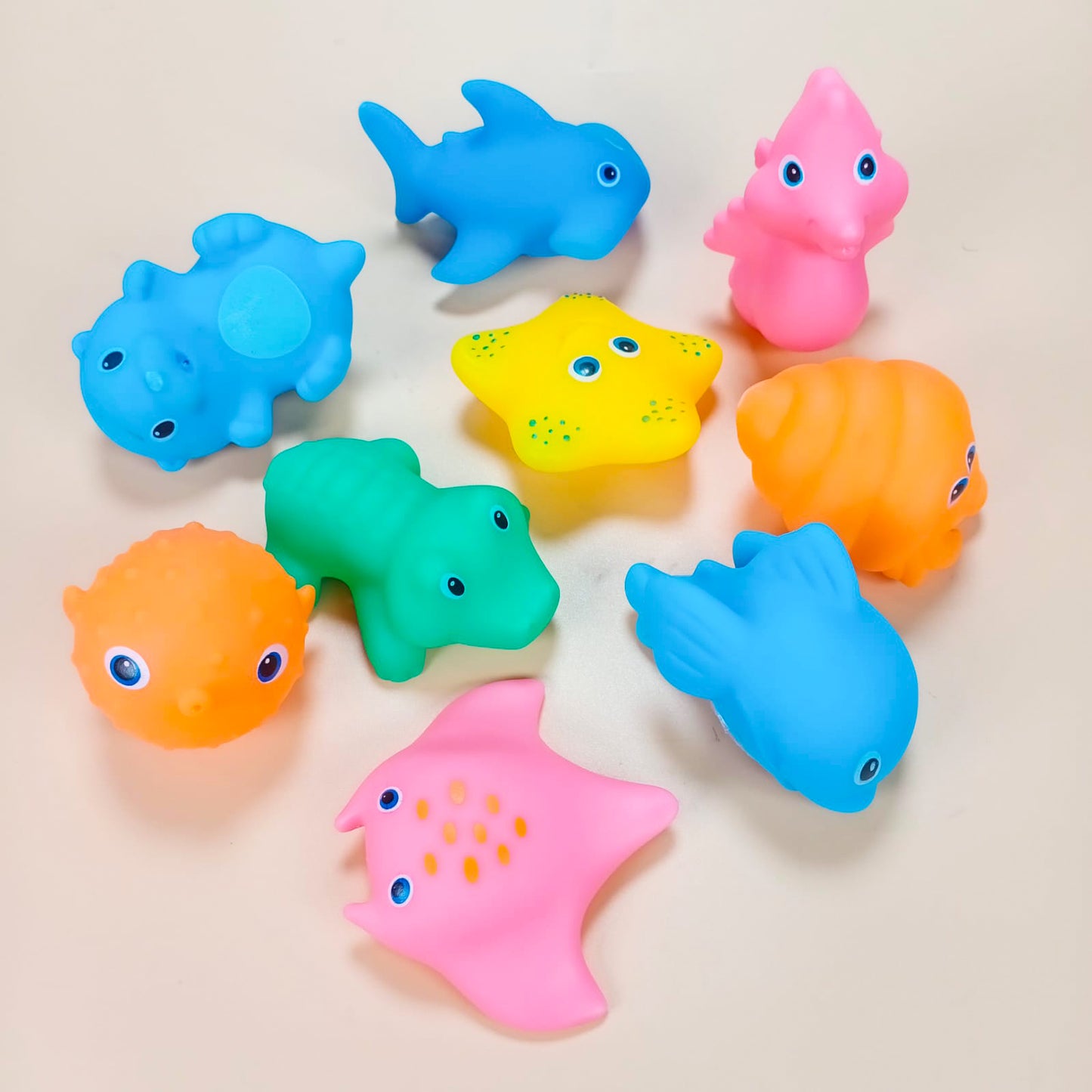 Cute Chu Chu Baby Bath Toy Colorful Soft Rubber, Funny Toys