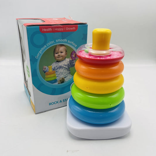 Rainbow Stacking Ring Toy for Babies Early Learning And Education