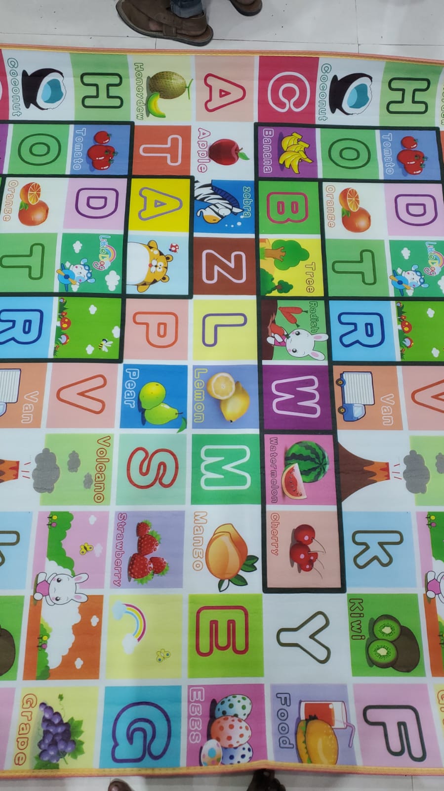 Ole Baby 100% Waterproof Double Side Premium Educational Thick playmat and Crawling mat, Bedding, Crawling Activity mat