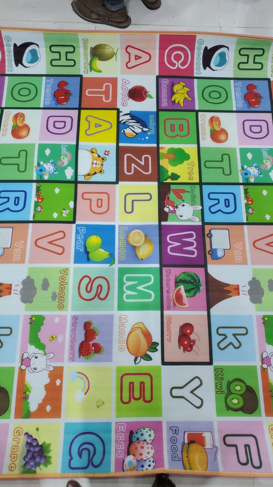 Ole Baby 100% Waterproof Double Side Premium Educational Thick playmat and Crawling mat, Bedding, Crawling Activity mat