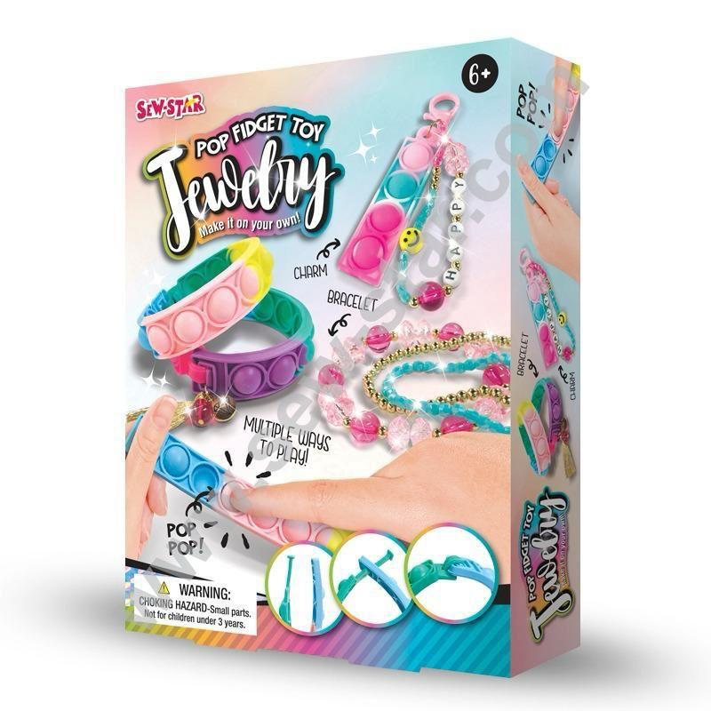 Pop it Fidget Jewelry Toy