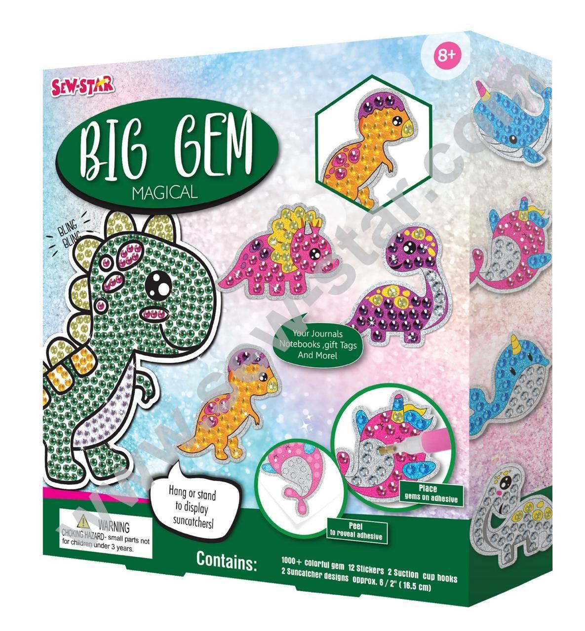 DIY Multicolor Magical Big Gem Kit
