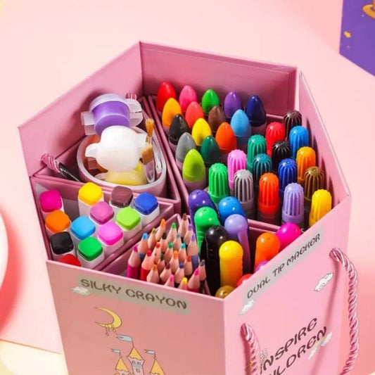 UNICORN & SPACEMAN COLORING KIT _ 83 PC's