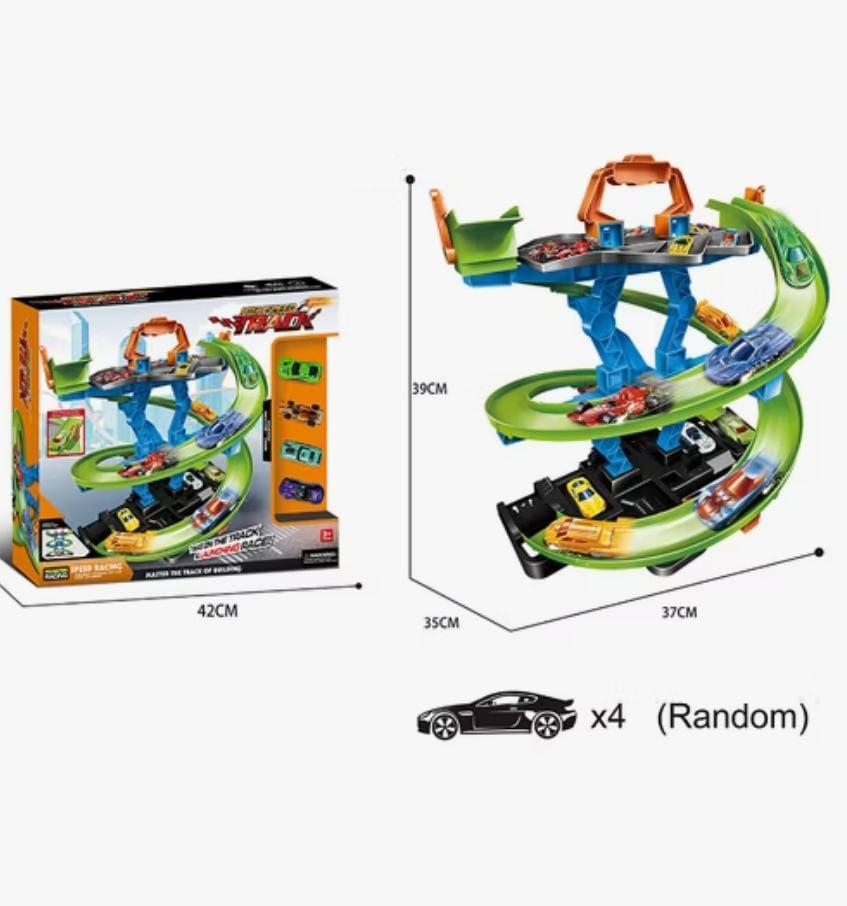 Alloy Racing Car Track Set for Kids