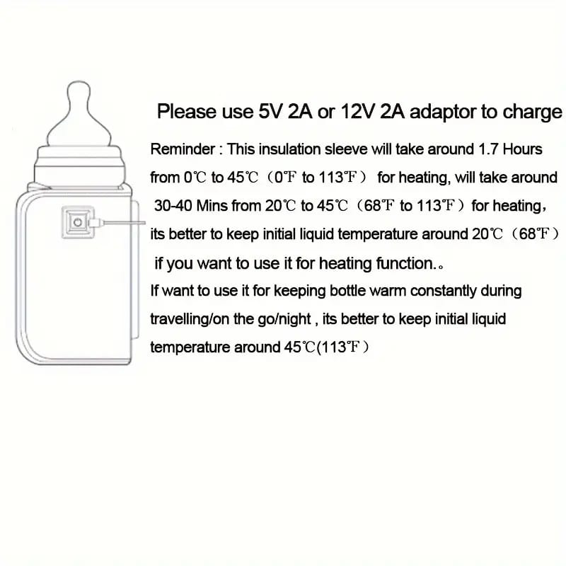 HOTMIR USB Charger Feeding Bottle Warmer