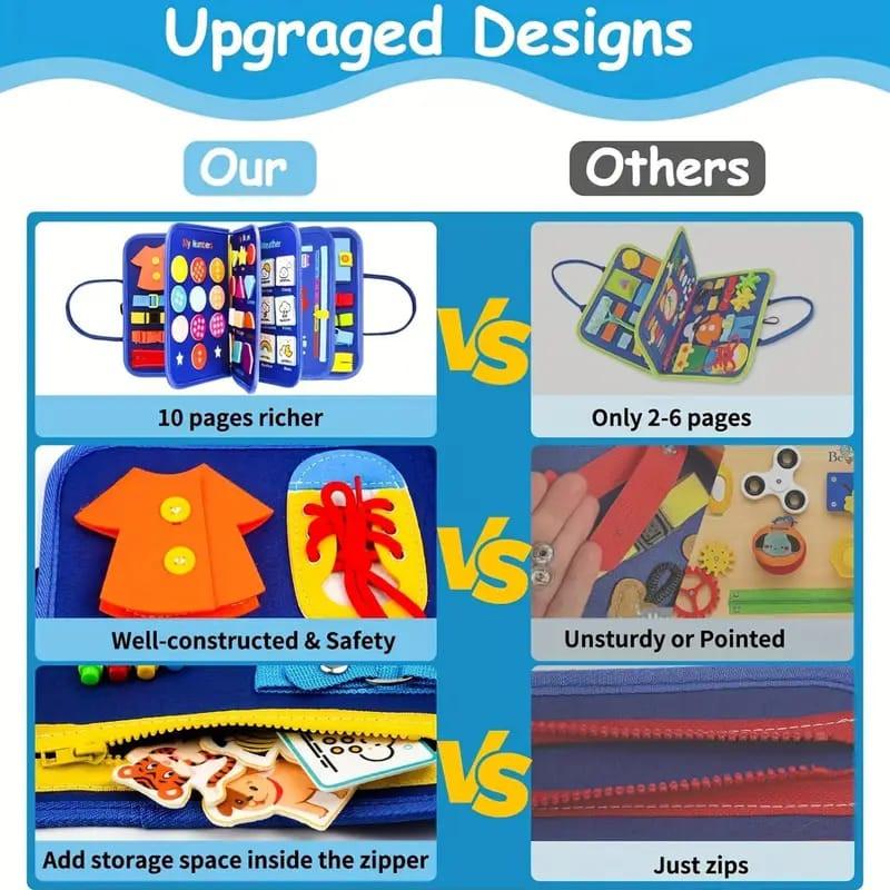 Educational Busy Board For Toddlers