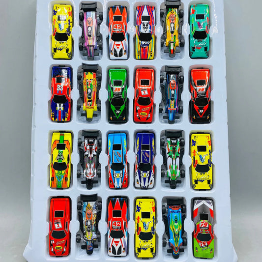 24 Pcs Metal Alloy Car Set